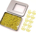 60 Pcs Yellow Duck Paper Clips, Duck Gifts by NELJIBEHU