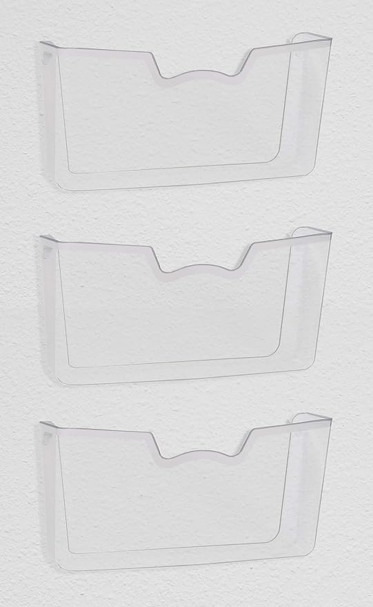 Simple Houseware Clear Single Pocket Wall Mount - Image 5