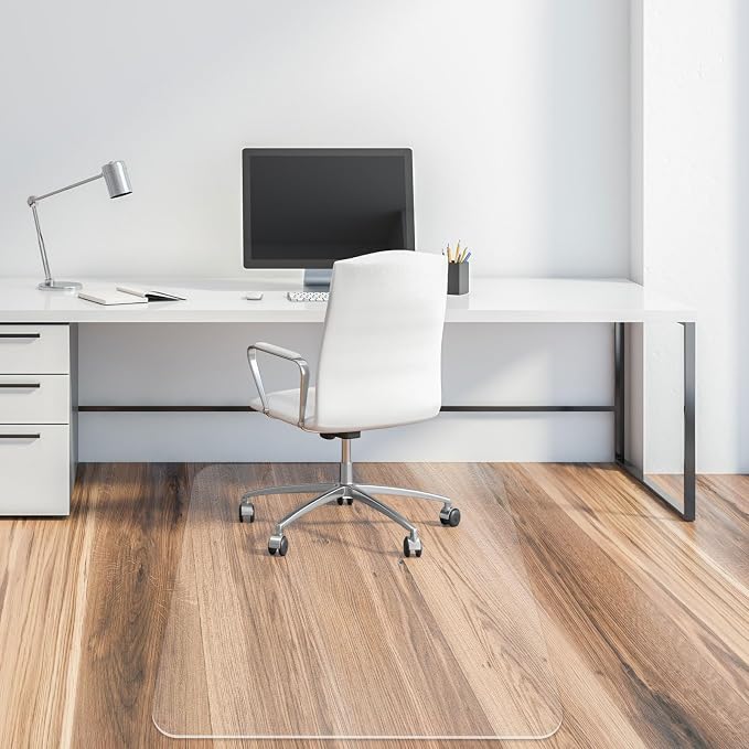 Office Chair Mat for Hard Floors, 36 x 48 inches, 2mm Thick Clear Chair Mat - Image 6