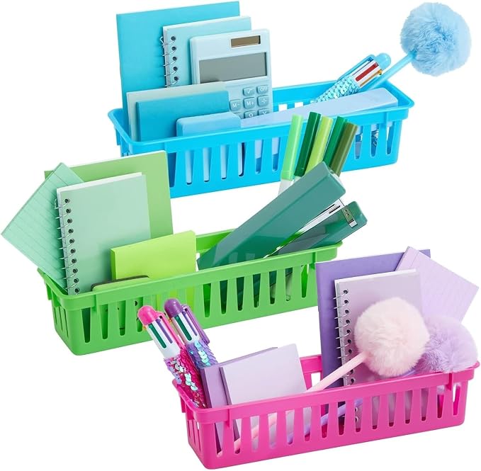 Juvale 24-Pack Pencil Holder Trays and Organization Baskets - Image 5