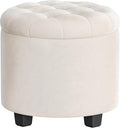 SONGMICS Round Ottoman, Ottoman by Unknown