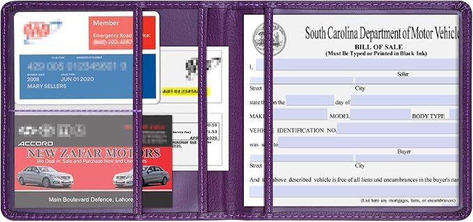 Wisdompro Small Car Registration and Insurance Documents Holder - Image 2