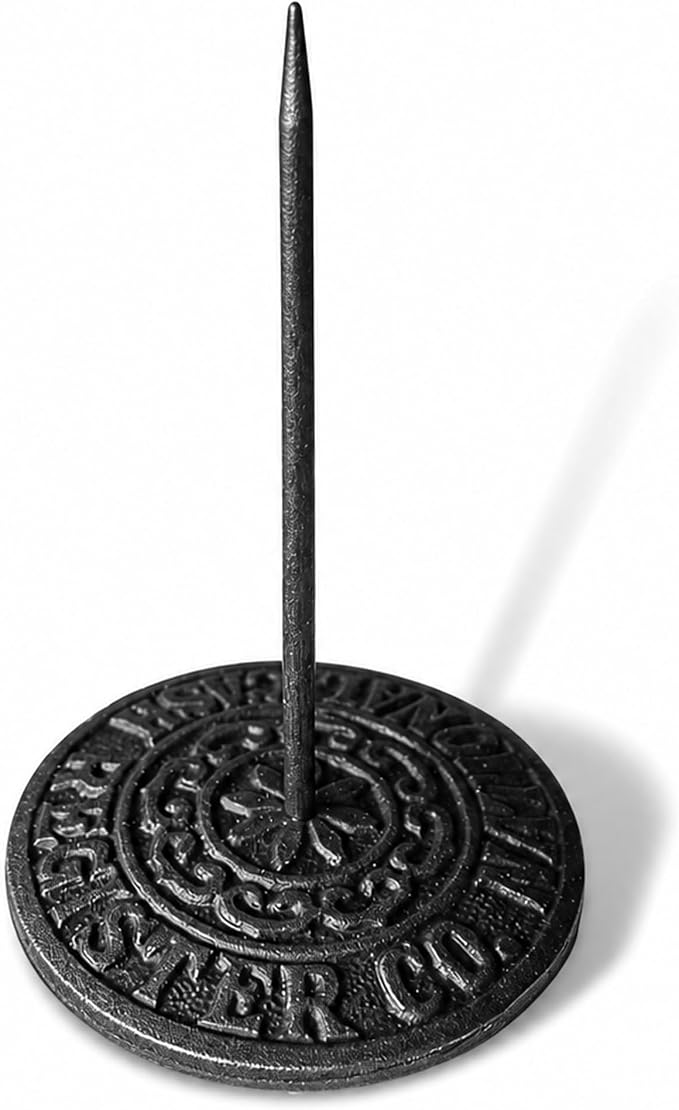 Thorness Vintage cast Iron Cash Register Receipt Spike Paperweight | Desk by Thorness