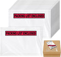 Teling 300 Pcs Packing Slip Envelope Pouches Clear Self Adhesive Shipping Label by Teling