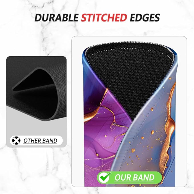 ITNRSIIET Mouse Pad Non-Slip Rubber Base Smooth Surface Stitched Edges - Image 5