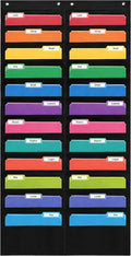 Essex Wares - 24 Pocket File Pocket Chart, and More - Wall Folder Organizer - by EssexWares