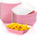 Yinkin 100 Pcs 2lb Paper Food Trays Boat 2lb Disposable Nacho Trays Kraft Paper by Yinkin
