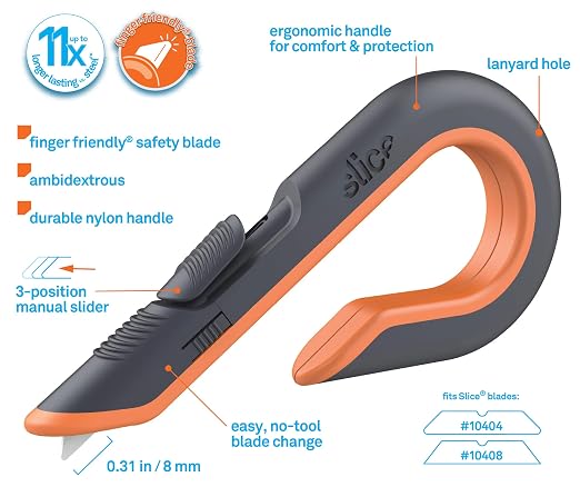 Slice - 10400 Box Cutter, 3 Position Manual Button - Image 2
