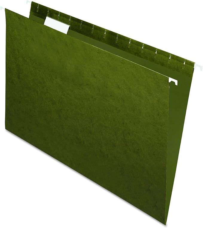 Pendaflex Recycled Hanging File Folders, 25 Pack, Legal Size, 5 Tab Positions by TOPSProducts