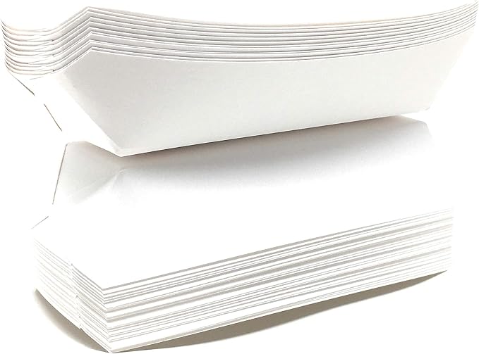 Mr Miracle 7 Inch Paper Hot Dog Tray in White. Pack of 50. Disposable, - Image 6