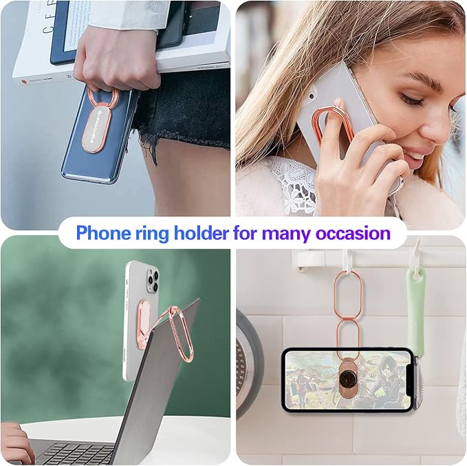Adjustable Cell Phone Stand for Desk, Portable Phone Ring Holder Finger - Image 5