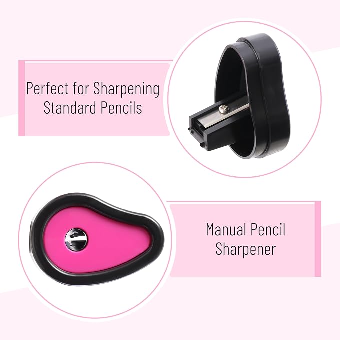 Mr. Pen- Manual Pencil Sharpeners, 3 Pack, Colorful | Portable Handheld Pencil - Image 3