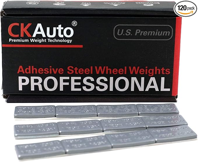 CKAuto 1/2oz, Ultra Slim Low Profile, 60 oz/ 3.75 lb/Box, OE Quality by CKAuto