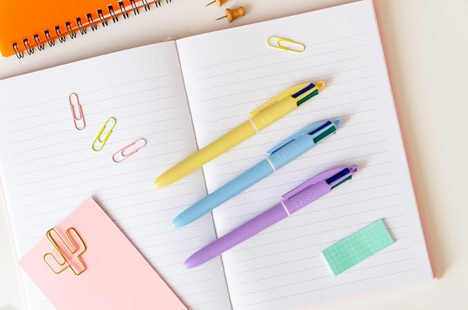 BIC 4 Color Pastel Ballpoint Pen - Image 9