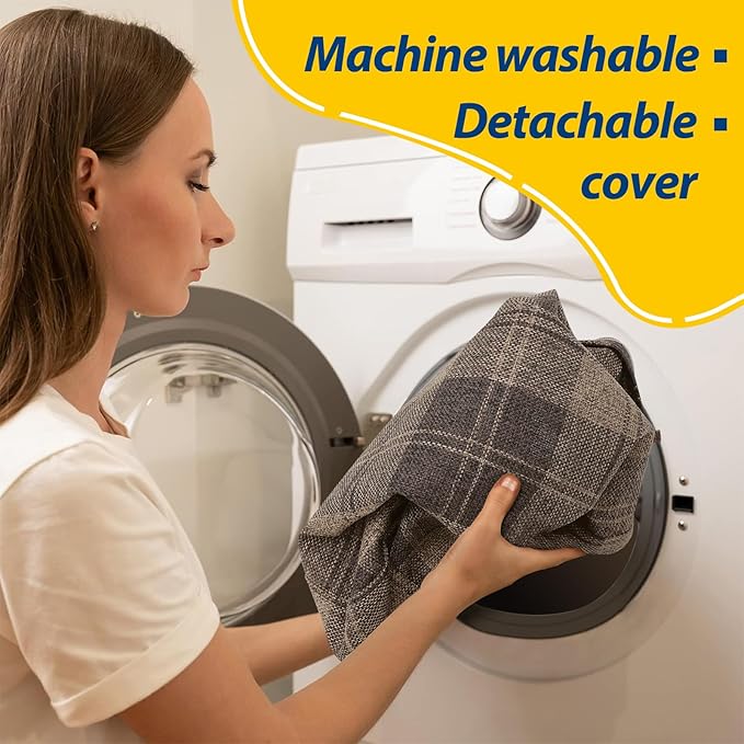 AAAAAcessories D-Shaped Chair Cushions, Machine-Washable Cover - Image 4
