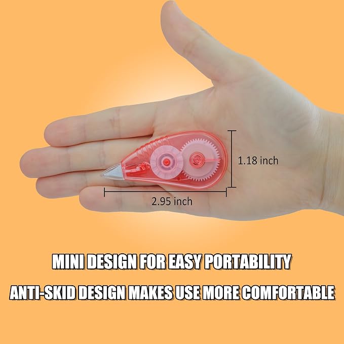 White Correction Tape, 12 Pack, 13.13 Feet Correction Tape - Image 5