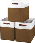 Bagnizer Large Fabric Storage Baskets | 50L Storage Bins, Decorative Linen by Bagnizer