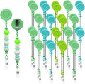 60pcs Green Beadable Badge Reels Making Kits by Unknown
