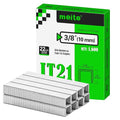 meite JT21 Staples, 3/8 Inch Galvanized Fine Wire Staples by meite
