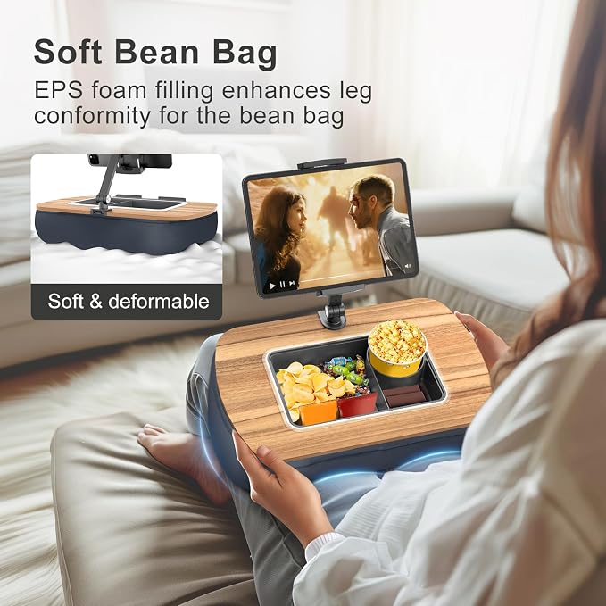 ERGONOV Tablet Pillow Stand for Lap Use, Adjustable iPad Holder - Image 2