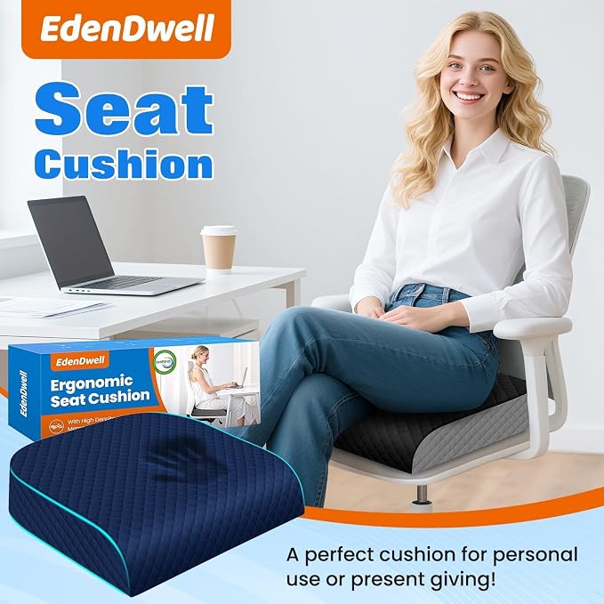 Seat Cushion for Office Chair, Memory Foam Chair Cushions, Car Seat Cushion for - Image 7
