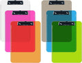 Pack of 6 Plastic Clipboards by DAVISGROUP