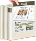 Dunwell Presentation Binder 24-Pocket, Displays 48 Pages, 8.5x11 Portfolio by Dunwell