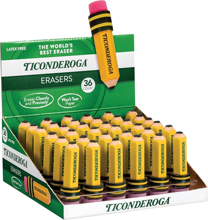 TICONDEROGA Erasers, Pencil Shaped - Image 9