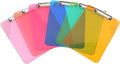 Amazon Basics Colorful, Lightweight Plastic Clipboards, Letter Size by AmazonBasics