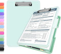ANZNKU Clipboards with Storage, 13x9.6 Heavy Duty Nursing Clipboard Foldable by ANZNKU