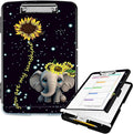 Clipboard with Storage High Capacity Plastic Nursing Clipboards with Pen Holder by Unknown