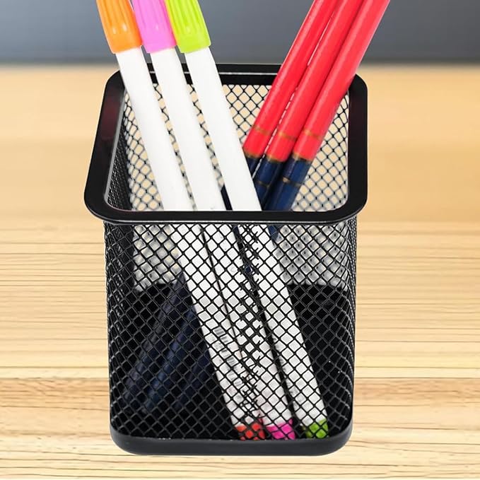 Pen Holder Pencil Holder Metal Pen Holder Cup Pencil Holder - Image 2