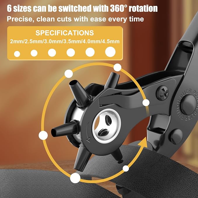 Leather Hole Puncher, Diyife® Full Set Punch Tool Kits - Image 2