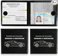 UYYE Car Registration and Insurance Card Holder, Vehicle Glove Box Car Organizer by UYYE