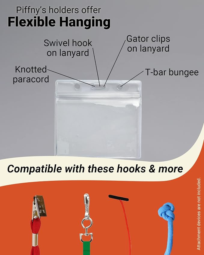 Clear ID Holder for Lanyard - Image 5