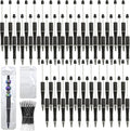 150 Pieces DIY Beadable Pen Kit – 50 Plastic Ballpoint Pens by DASTTUIS