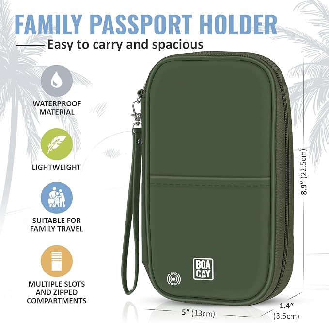 BOACAY Travel Document Organizer - Image 4