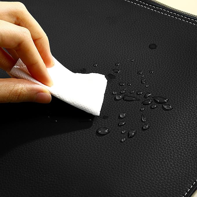 PU Leather A4 File Folder Zipper Document Holder Envelope Folder Case - Image 4