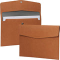 FYY File Folder, PU Leather A4 Document Holder File Organizer Filing Envelope by FYY