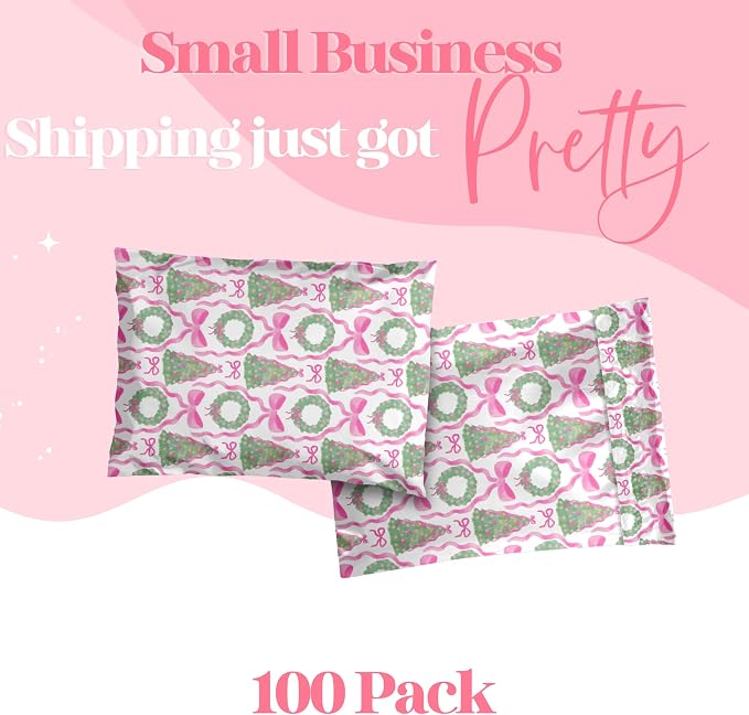 14.5x19 Designer Poly Mailer 100 Pack Heavy Duty Waterproof Self Seal Shipping - Image 3