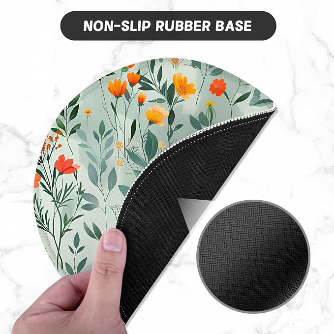 ITNRSIIET Round Mouse Pad with Stitched Edge Premium-Textured Waterproof - Image 3