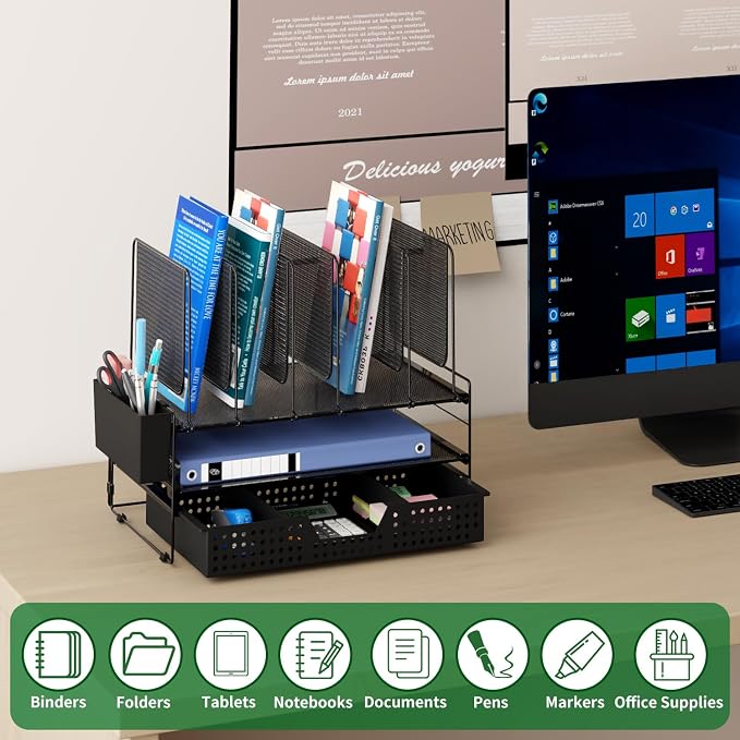LEKETREE Desk Organizer, Office Organization - Image 2