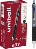 uniball 207 Retractable Gel Pens, Bold Point, 12 Pack by uni-ball