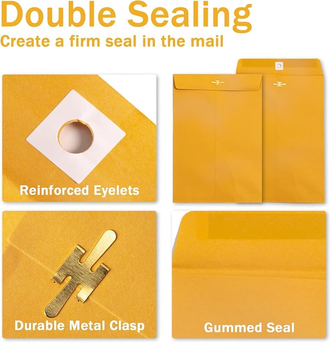 6x9 Clasp Envelopes - Image 2