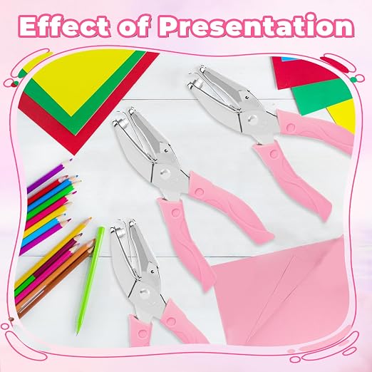 UCEC 3 Pack Metal Handheld Small Hole Punch, Paper Punches - Image 6