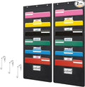 Black Hanging Wall File Organizer by Unknown