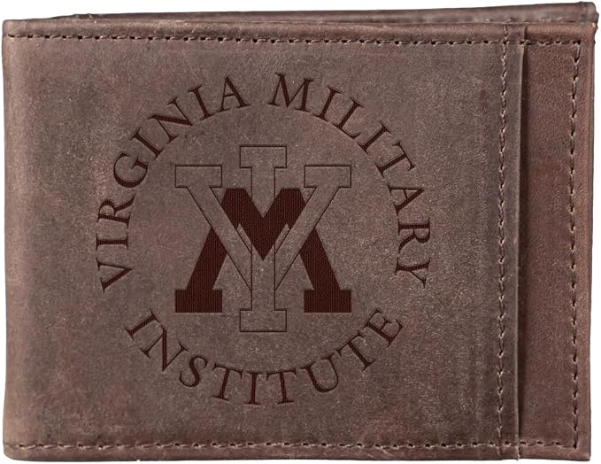 Team Sports America NCAA Virginia Military Institute Front Pocket Slim Wallet by TeamSportsAmerica