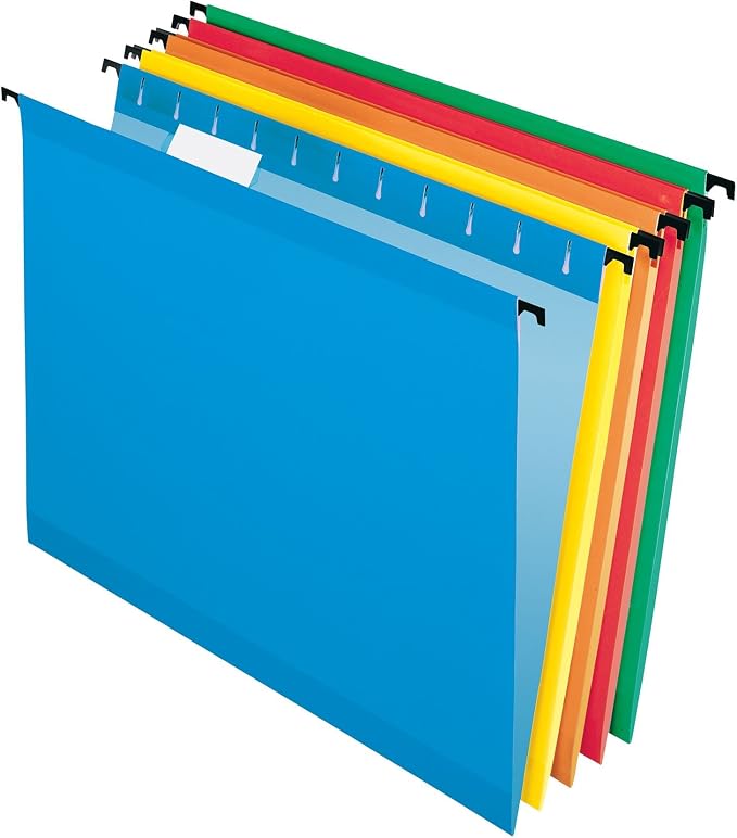 Pendaflex SureHook Reinforced Hanging Folders, Letter Size, 1/5 Cut - Image 4