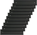 10 Pack 2” x 10” Aluminum Name Plate Holders by Unknown