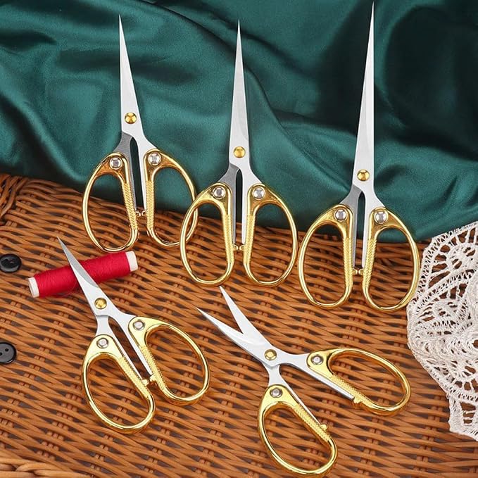 5" All Stainless Steel Office Scissors, Ultra Sharp Blade Shears, Sturdy Sharp - Image 7